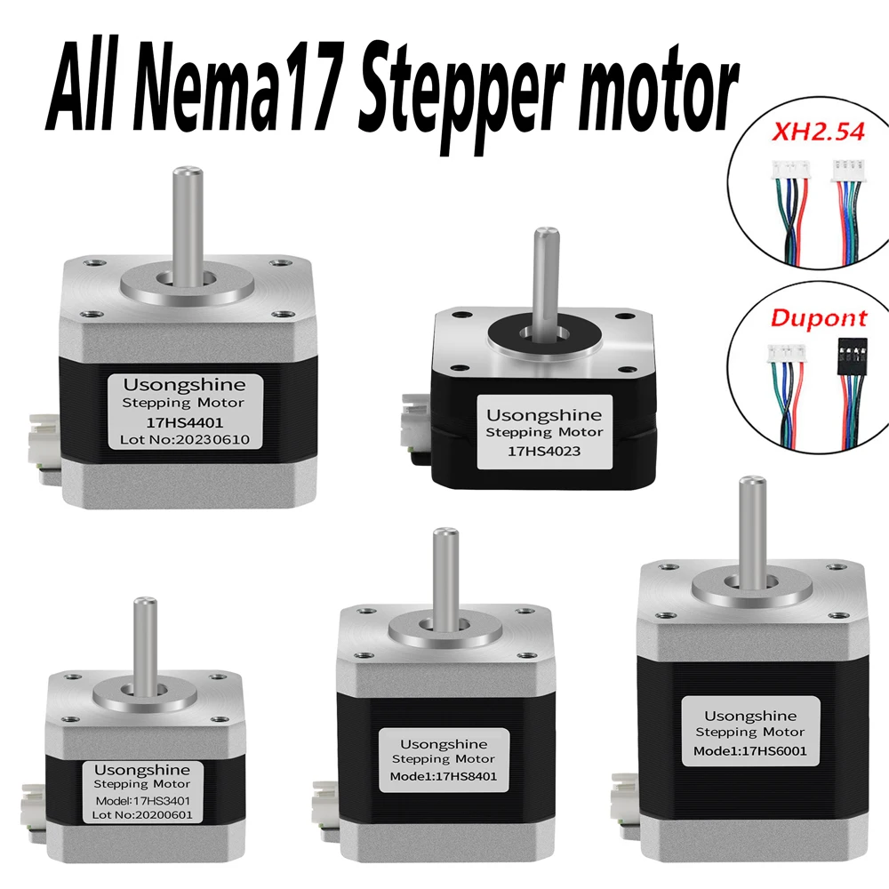 Nema 17 Stepper - Шаговый двигатель Usongshine Nema17 17HS4401, 42-мм