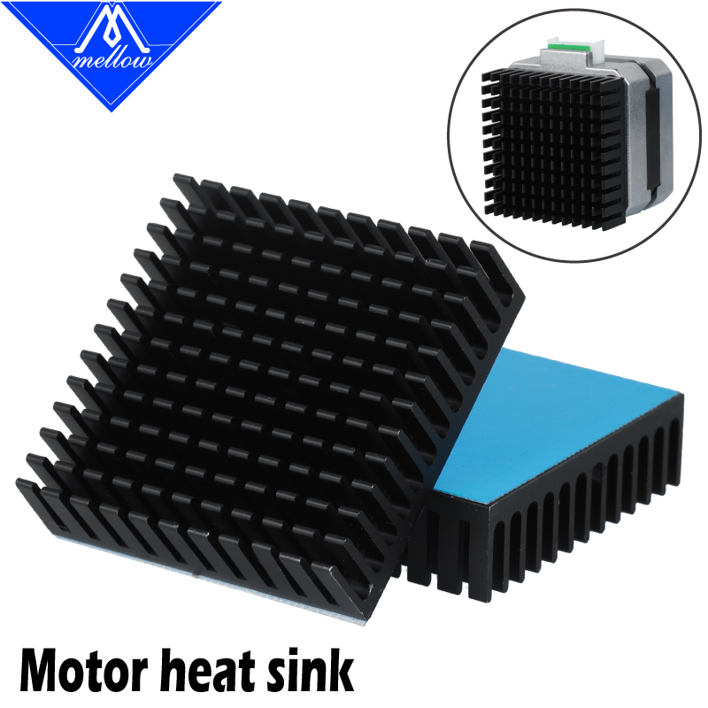 Nema 17 Stepper - Алюминиевый радиатор двигателя для 3D-принтера Mellow,