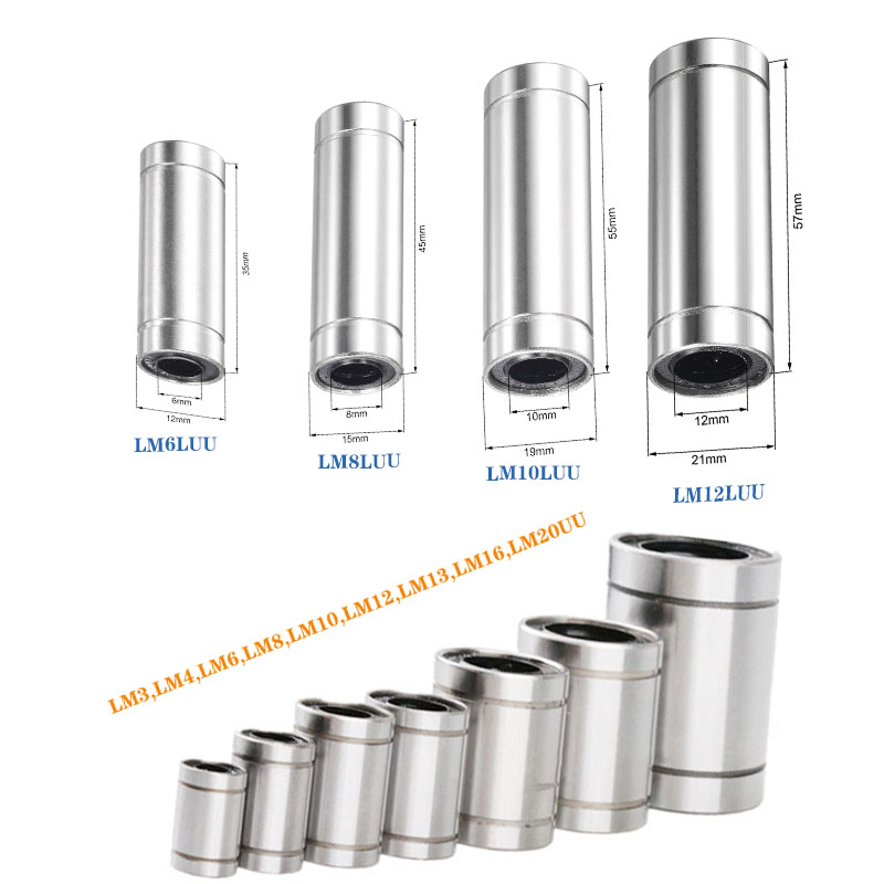 Lm8Uu Bearing - 2 шт./лот линейные подшипники LM6LUU LM8LUU