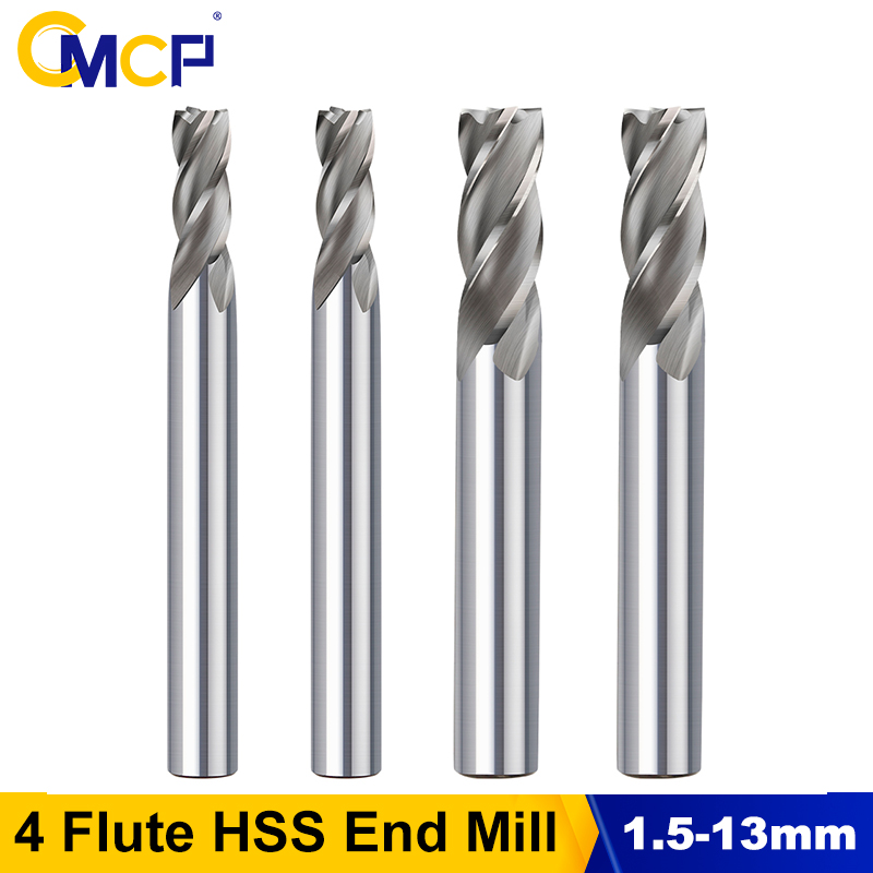 End Mill Set - Фреза концевая CMCP 1.5-13 мм, 4-зубая,