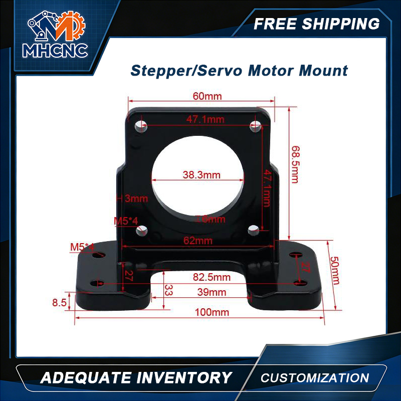 Nema23 Stepper - Кронштейн для крепления шагового/сервомотора MHCNC 42/57/60/80/86/90/110/130,