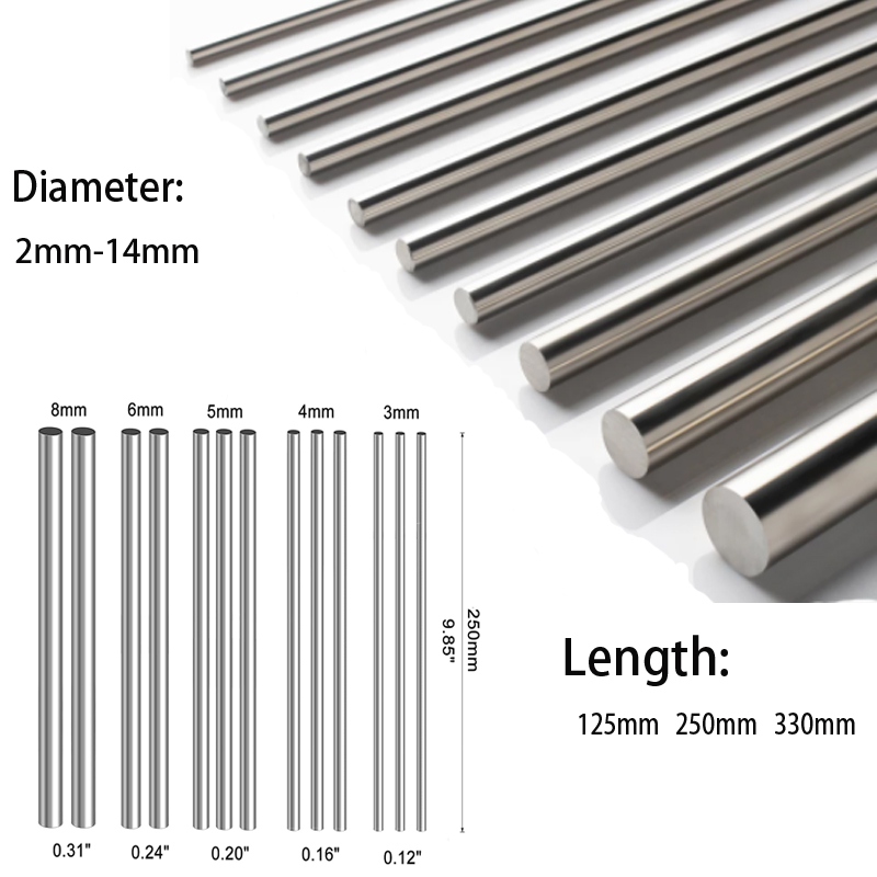 Linear Rod 8Mm - 1/5 шт., твердый круглый стержень из