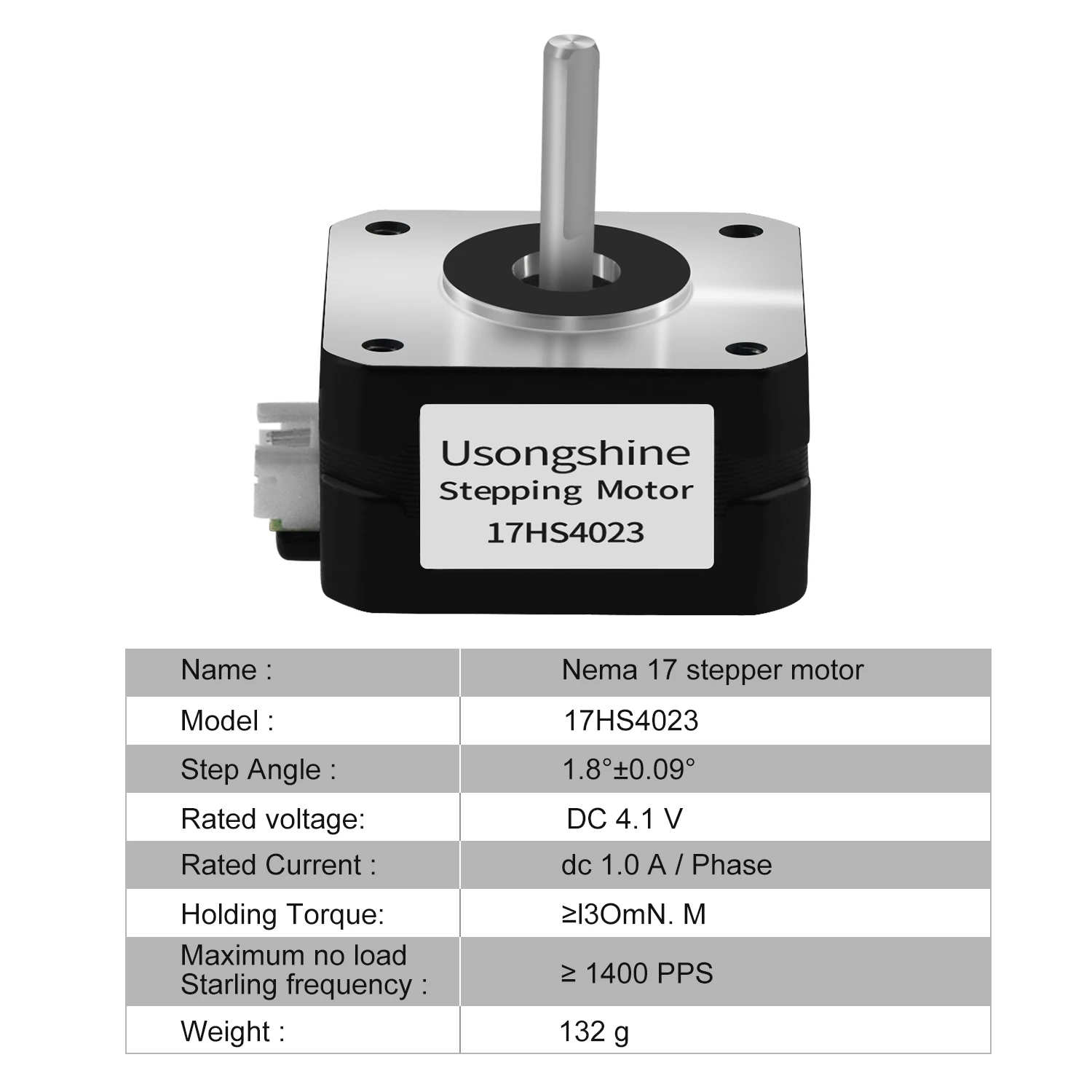 Шаговый двигатель Usongshine N – обзор и цена Nema 17 Stepper