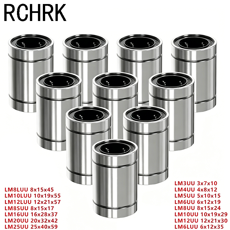 4/10 шт. LM8UU LM10UU LM16UU L – обзор и цена Lm8Uu Bearing
