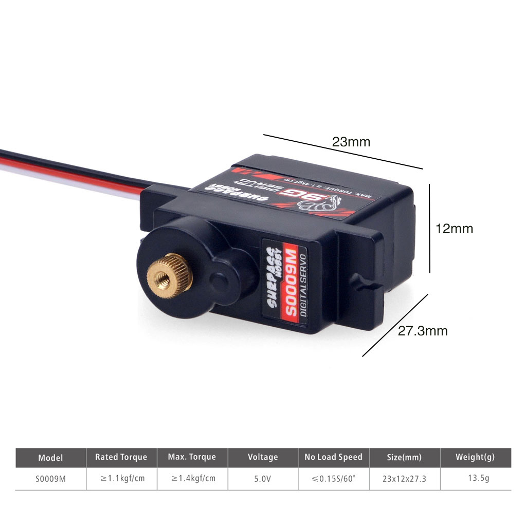 RC Digital Micro Servo 2g 3.7g – обзор и цена Servo 9G