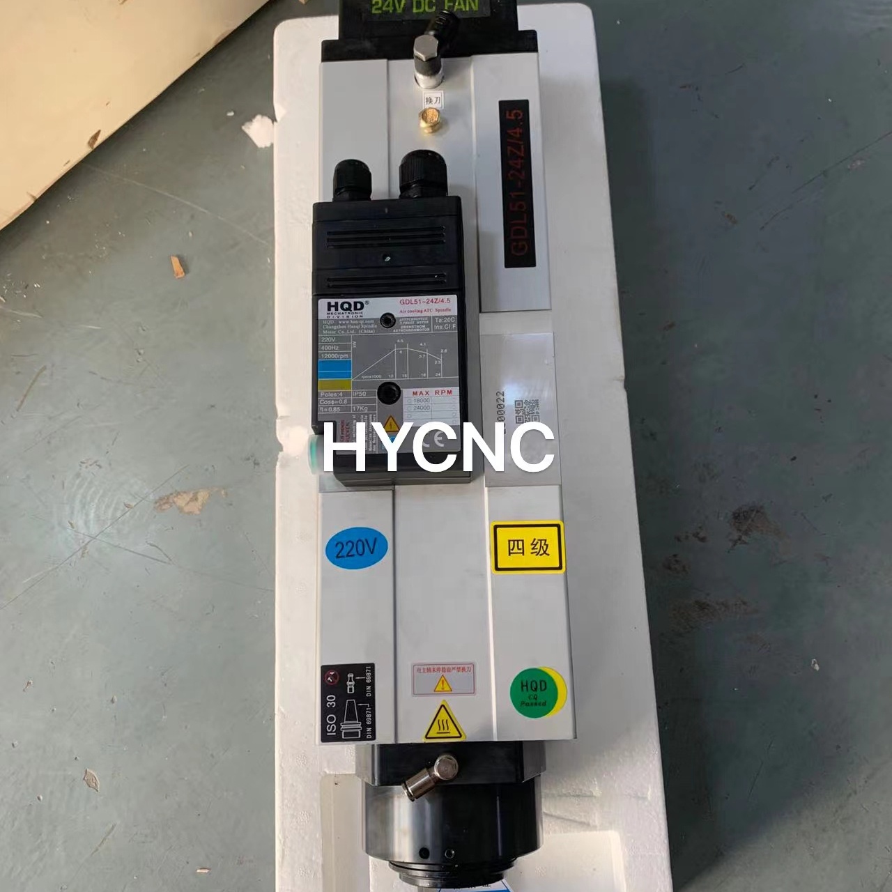 4,5 кВт шпиндель Atc Iso30 дви – обзор и цена Spindle Motor