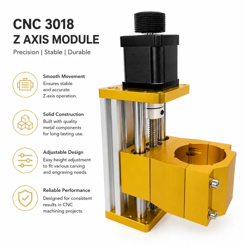 Модуль оси Z для станка с ЧПУ  – обзор и цена 3018 Aluminium Cnc
