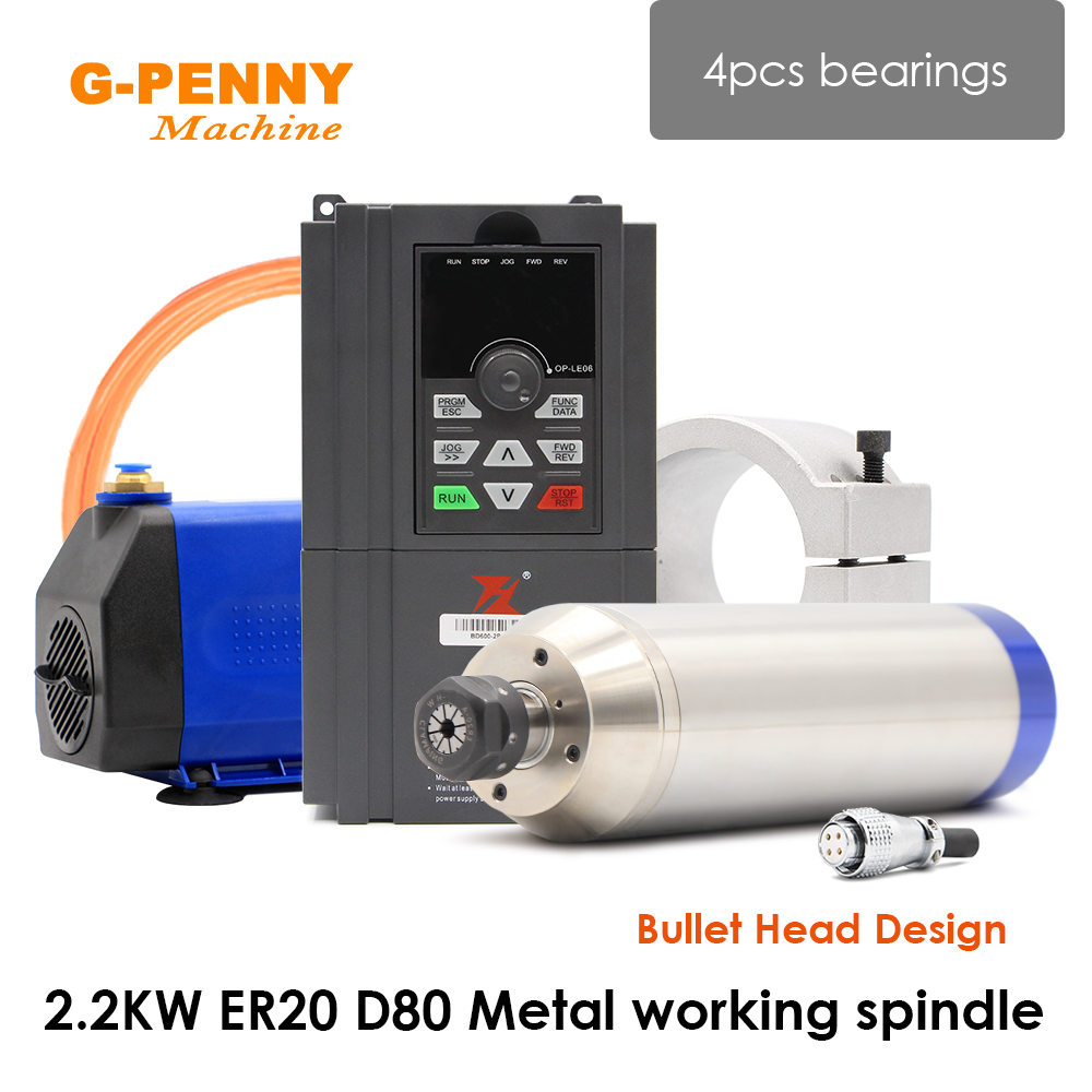 G-Penny 2,2 кВт Шпиндель с вод – обзор и цена Water Cooled Spindle
