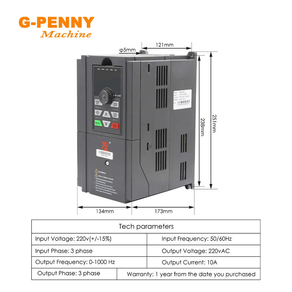 G-Penny 2,2 кВт Шпиндель с вод – обзор и цена Water Cooled Spindle